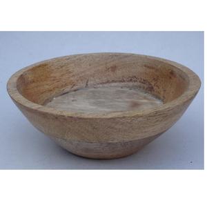 ชามไม้ทรงกลมสำหรับเทียน ภาชนะใส่เทียนไม้เปล่า ชามไม้ทำมือ ขวดเทียนไม้ ของตกแต่งบ้าน - Product Image 4