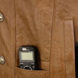 Stylish <b>Men's</b> Genuine Leather Vest Breathable Quick Dry Adjustable Side Lace <b>Waistcoat</b> <b>Casual</b> Outdoor Winter Fashion Clothing - Product Image 3