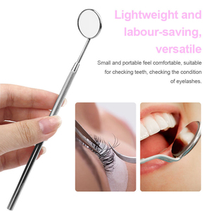 Professional Autoclavable Personalized Single Eyelash <b>Mirror</b> | Medical-Grade Stainless Steel Wall-Mounted Gold-Plated for - Product Image 6