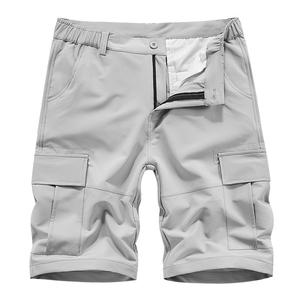 Custom Logo Trendy Men Casual <b>Cargo</b> <b>Shorts</b> Stylish Comfortable Canvas Nonwoven Multi-Pockets Breathable Quick Dry 100% Polyester - Product Image 2