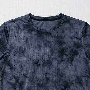T-shirts pour hommes tie-dye personnalisés à forte demande, imprimés avec logo, pour streetwear, séchage rapide, col rond, tissu respirant et confortable - Product Image 5