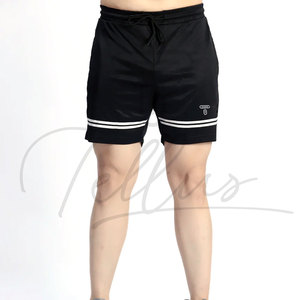 Pantalones Cortos Deportivos Casuales de Verano para Hombre, de Lona, Secado Rápido, Transpirables, con Estampado Sólido, Teñido Liso, hasta la Rodilla, con Cierre de Cordón - Product Image 2