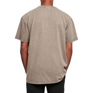 Custom Oversized Silk Screen Printed 280g Men's <b>Vintage</b> <b>T</b>-<b>shirts</b> 100% Cotton Heavy Weight Breathable Eco-Friendly - Product Image 3
