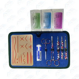 Kit de sutura médica reutilizable para la piel, kit de almohadilla para la piel, kit de sutura quirúrgica, instrumentos médicos, materiales, instrumentos, kit de sutura - Product Image 1