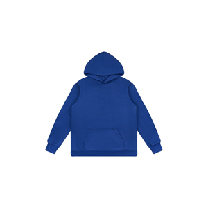 Sweat-shirt à capuche noir pour homme, coupe classique, couleur unie, en coton tricoté, décontracté, pour l'automne - Product Image 5