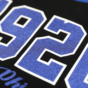T-shirt à manches longues Zeta Phi Beta 1920 noir pour femme, avec lettres grecques ZPB en chenille, vêtement de sororité, coupe ajustée, tenue décontractée - Product Image 6
