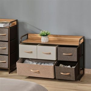 Chester Dresser with Storage Cabinets/Lockers Elegant Furniture for Home Use - Product Image 1