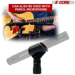 Support de microphone à 5 broches, 2 pièces avec adaptateurs à vis 5/8 à 3/8 pouces - Product Image 6