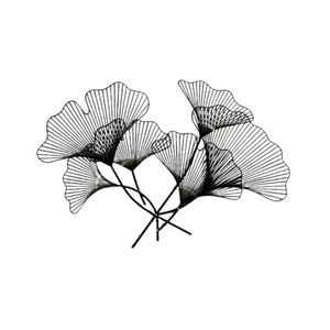 Distressed Metal Flower Wall Decor | Antique Iron Floral Wall Art Sculpture | <b>Large</b> Rustic 3D Hanging <b>Ornament</b> for Living Room - Product Image 2