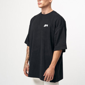 T-shirt Homme Tendance Coupe Oversize Style Décontracté Streetwear Tissu Respirant Léger Idéal pour l'Été - Product Image 3