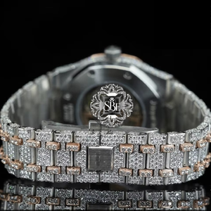Reloj de Diamantes Moissanite con Incrustaciones de Circonitas, Estilo Hip Hop, para Hombre y Mujer, Disponible para Venta al Por Mayor - Product Image 2