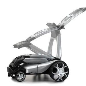 Chariot de golf électrique Stewart Golf X15 Edition Follow Signature Range avec batterie supplémentaire et batterie de remplacement - Product Image 2
