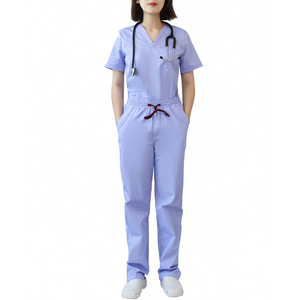 Conjunto de Uniformes Médicos de Alta Calidad para Hospitales y Spas, Pantalones Deportivos de Enfermería, 2 Piezas, con Logotipo Personalizado, Unisex, para Doctores y Enfermeras - Product Image 1