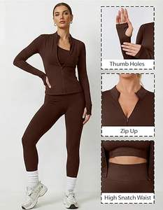 Leggings de yoga taille haute pour femmes PASUXI, vêtements de sport, séchage rapide, respirant, antibactérien, spandex/nylon, sans manches - Product Image 1