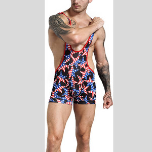 Best Price Breathable Unisex Wrestling <b>Singlet</b> Online Sale New Arrival <b>Men</b> Wrestling <b>Singlet</b> - Product Image 3