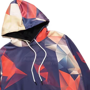 Sweat-shirt à capuche unisexe personnalisé avec impression 3D sur toute la surface, taille plus, coupe ample, polyester, sweat-shirts décontractés - Product Image 5