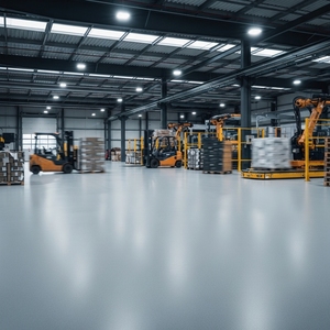 น้ำยาเคลือบพื้นอีพ็อกซี่แบบปรับระดับตัวเอง เคลือบเงาสูง ทนสารเคมี สำหรับใช้งานเชิงพาณิชย์และอุตสาหกรรม - Product Image 1