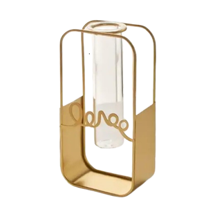 Tabletop Flower <b>Vase</b> Modern Attractive Gold Wired Metal <b>Vase</b> Hotels and Restaurants Home Decor and Interior - Product Image 2