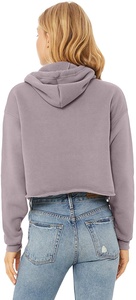 Conjunto de 2 piezas formado por top y Sudadera con capucha, para mujer, talla grande, Top corto, precio barato - Product Image 4