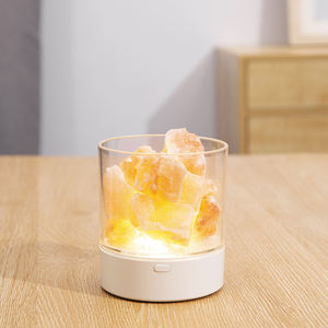 Lámpara de Sal del Himalaya Rosa con Logotipo Personalizado, Mini LED, Purificador de Aire para Habitaciones, Iones Negativos, Luces de Colores, Gran Venta - Product Image 3
