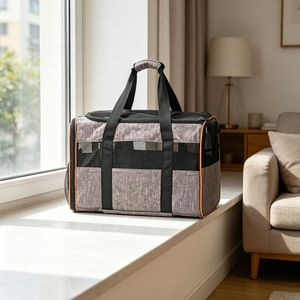 Borsa da Viaggio Regolabile in Alluminio per Animali Domestici con Ruote per un Facile Trasporto - Product Image 3