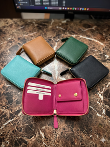 COWHERD New Fashion Genuine Leather Dress Key Holder Bag for <b>Men</b> with Zipper <b>Pouch</b> - Product Image 2