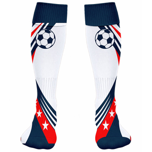 Ensemble de tenue de football Hikson, rouge, blanc, bleu, sublimation, polyester, maillot, short, pantalon, sweat-shirt, chaussettes, sac à dos, école, adulte, unisexe - Product Image 4