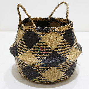 Artisanat Naturel Moderne et Durable Paniers Ronds en Osier Feuilles de Palmier Contenants de Rangement Cuisine Boîtes Cadeaux & Décoration Intérieure Vietnam - Product Image 3