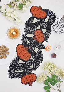 Alfombrillas de Lujo Hechas a Mano, Ecológicas, Duraderas, Ajustables, Ligeras, de Poliéster y Algodón, con Diseño Bohemio de Calabaza de Forma Irregular - Product Image 6
