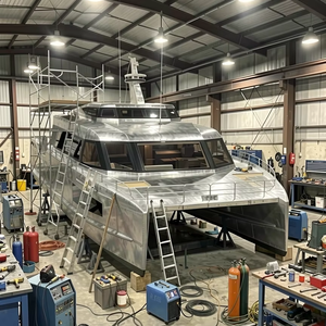 Yacht de croisière UBI 1675 personnalisé en aluminium HD-1180B, coque de 11,8 m, 75 passagers, moteur inboard, CN - Product Image 2