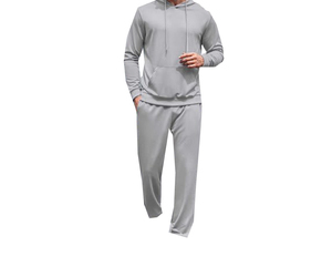 Ensemble de survêtement haute couture pour homme, vêtements de sport élégants, survêtement streetwear premium, survêtement moderne et stylé avec poches latérales - Product Image 1