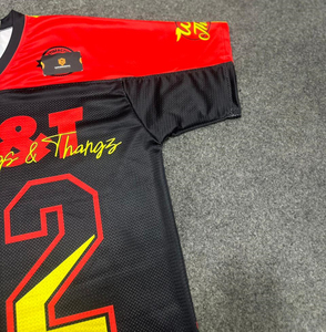 American Football Jersey Sublimation Design Baggy Mesh Jerseys New Style Men Sportswear Sublimated American Football Jerseys - Product Image 5