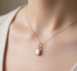 Colgante de Diamante Moissanite en Plata de Ley 925, Colgante de Diamante Personalizado, Regalo para Aniversario - Product Image 2