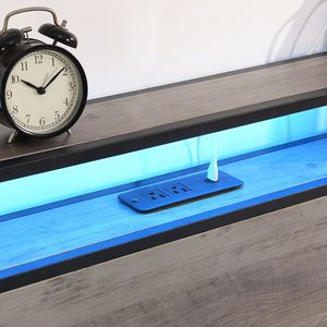 Letto Queen Size con Contenitore, Testiera con Stazione di Ricarica, Solido e Silenzioso, Nessuna Rete a Molle Necessaria, Facile Montaggio, Letto Imbottito - Product Image 6