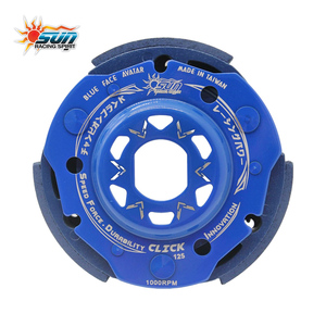 Kit de Embrague de Alto Rendimiento SUN RACING CLICK 125, Conjunto de Embrague de Acero Azul Antivibración, Actualización CVT de 1000 RPM, Sistema de Alto Agarre Hecho en Taiwán - Product Image 3