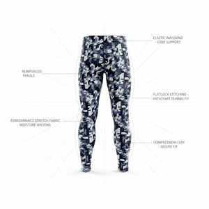 Moisture Wicking Muscled Bodybuilding Custom Digital Printed Skinny Tights Compression Leggings Workout Jogging Inner Pants - Product Image 2