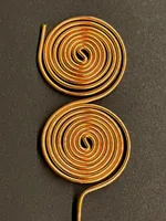 Çift Spiral Elektrokültür Saf Bakır Enerji Çubukları, Bahçe Doğal Bitki Büyümesi için Güçlü Enerji Aracı, Toptan Fiyatına