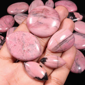 100% calidad Natural Rodonita piedras preciosas sueltas al por mayor lote mezcla forma y tamaño piedras preciosas hechas a mano hacer joyería - Product Image 2