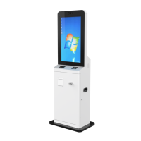 Écran LCD multifonctionnel 21,5 pouces tout-en-un pour la commande automatique, la gestion des files d'attente, l'émission de tickets, la lecture de codes QR et de cartes d'identité, et l'impression avec lecteur de codes-barres
