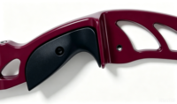 Pegangan Busur Recurve Aluminium OEM, Mesin CNC, ILF, Lapisan Powder, Ringan, untuk Kompetisi, Bestcourser BCR-76