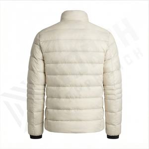 Nuevo estilo para hombre, resistente al agua, empacable con capucha, acolchado, brillante, Burbuja, chaqueta acolchada, pluma de plumón de pato - Product Image 3