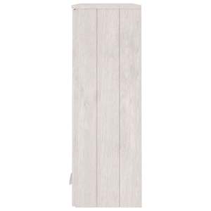 Meuble haut en MDF de pin massif blanc 33,5 x 13,8 x 39,4 po pour salon - Product Image 5
