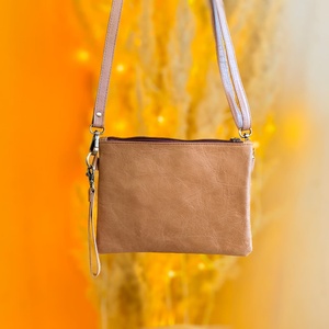 2026 New Luxury Designer 100% Genuine Leather <b>Wristlet</b> Small Coin Pouch With Zipper Closure Hair On Hide Fur Shoulder Sling Bags - Product Image 3