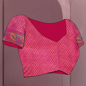 Elite Weaves Original Meenakari Paithani <b>Silk</b> Zari Woven Saree <b>Green</b> with Pink Premium Handwoven Indian Shawl - Product Image 1