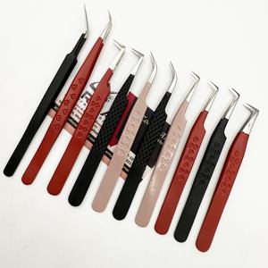 Pinzas de Precisión para Pestañas con Aislamiento de 90 Grados, Acero Inoxidable, Duraderas, Antimagnéticas, Punta Suave, Logotipo Personalizado, 10 mm de Longitud - Product Image 6