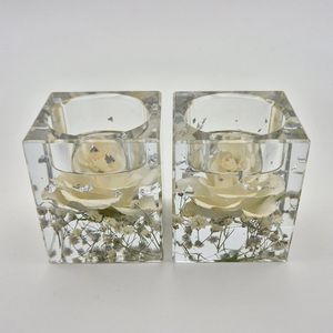 Luxury <b>Resin</b> Candle Holder With Elegant Design For Home Decoration Wedding Table And Living Room Display - Product Image 1