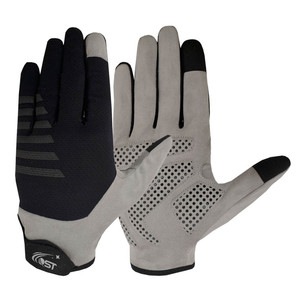Gants de sport de course à doigts entiers de haute qualité sur mesure, respirants, élastiques, en silicone, imperméables, compatibles avec les écrans tactiles - Product Image 3