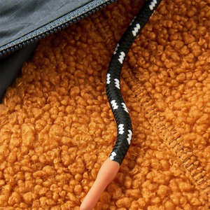 Vestes en polaire Sherpa de qualité supérieure, poids lourd, demi-zippées, en tissu de laine, légères, avec capuche - Product Image 5