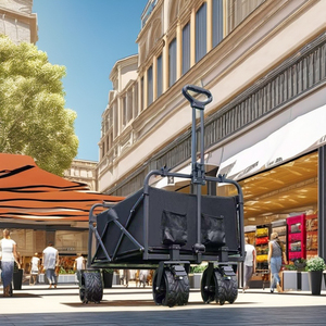 Conception compacte pliante porte-enfant parc jouer en plein air jardin parc utilitaire enfants wagon camping poussette wagon pliant - Product Image 1