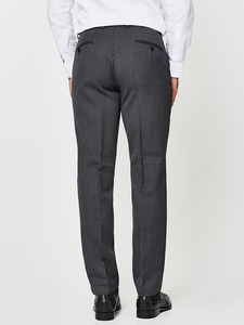 Pantalon de Costume Homme Grande Taille Plissé à la Taille Extensible 4 Directions Coupe Droite Haut de Gamme Automne Hiver - Product Image 4